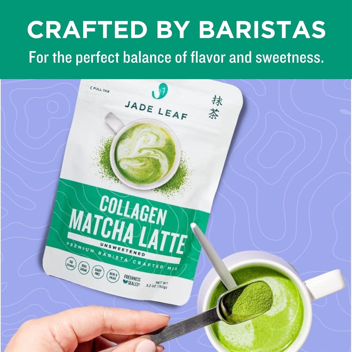 premium-japanese-collagen-matcha-latte-green-tea-powder---unsweetened-sugar-free-barista-crafted-mix-for-15-servings-53-oz-3