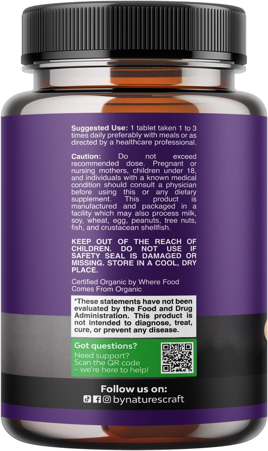 organic-ashwagandha-supplement-for-calm-mood-support---high-strength-formula-with-black-pepper-for-enhanced-absorption---vegan-and-non-gmo---30-tablets-2