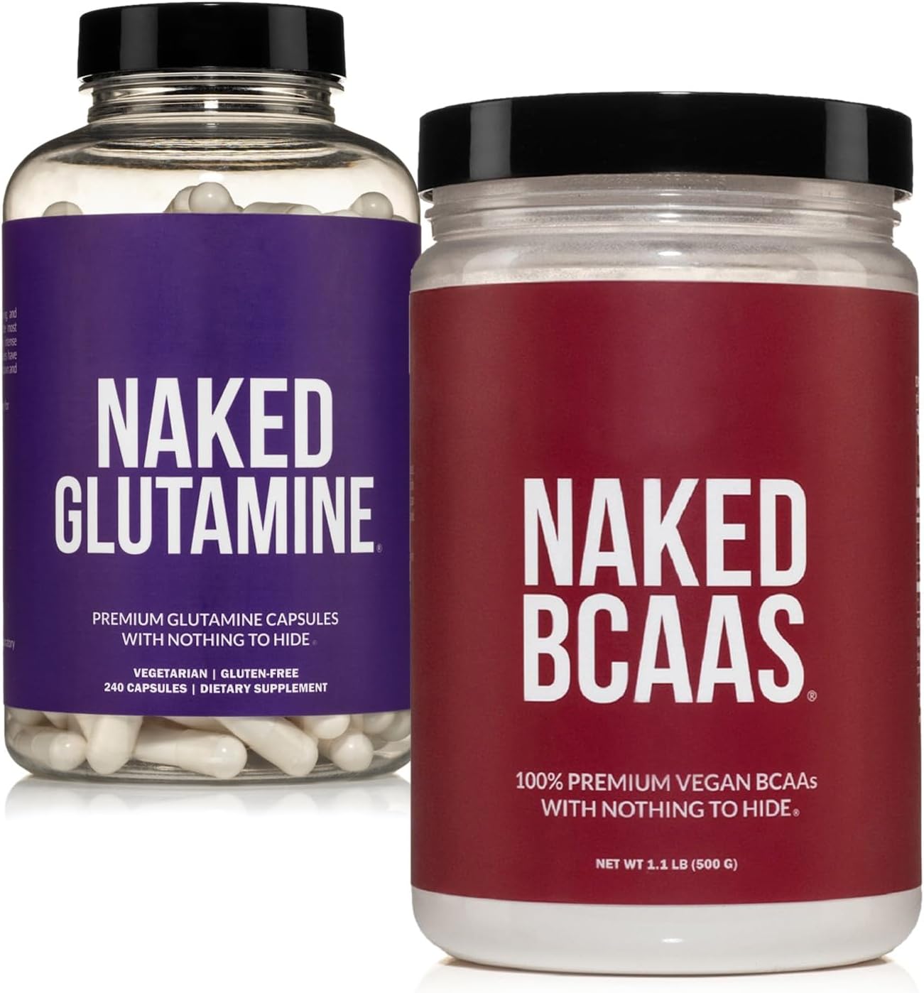 naked-nutrition-bcaa-and-l-glutamine-bundle-unflavored-non-gmo-gluten-free-muscle-recovery-support-with-100-servings-bcaas-and-240-capsules-l-glutamine-1
