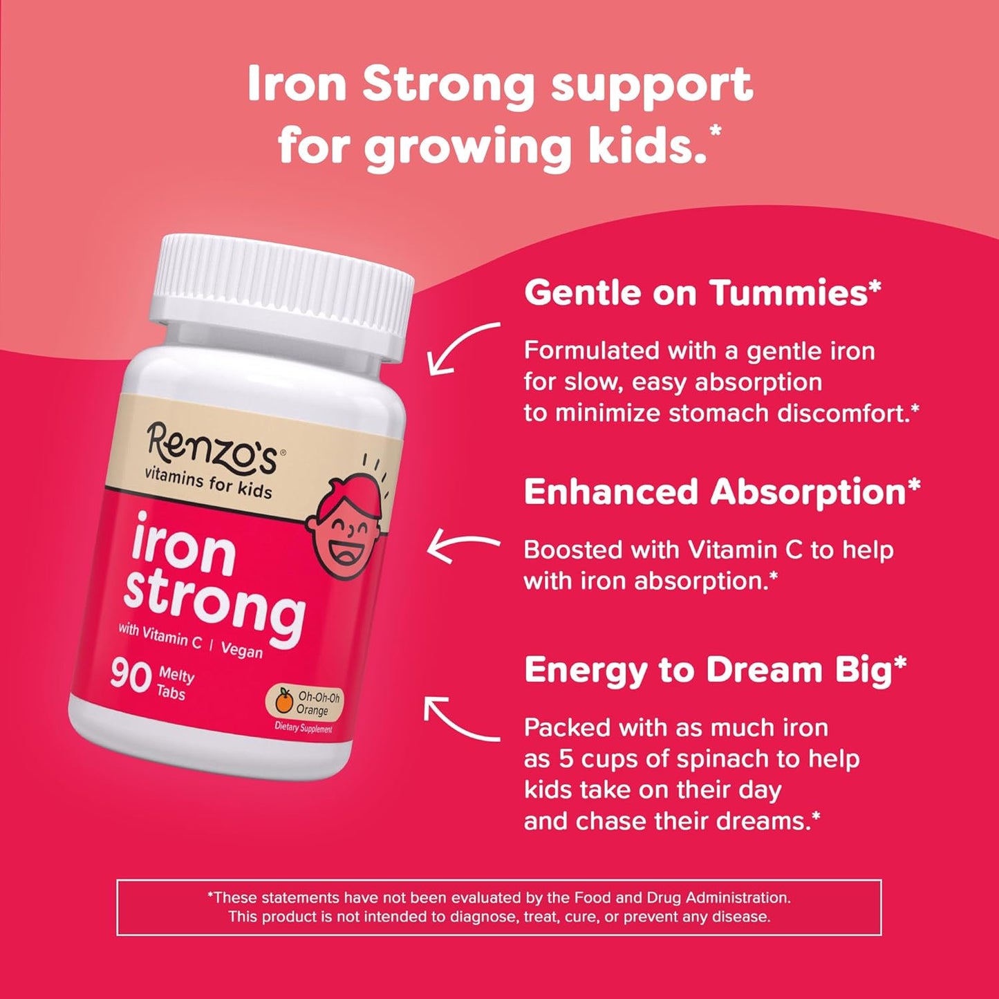 renzos-dissolvable-vegan-iron-supplement-with-vitamin-c---sugar-free-orange-flavored-kids-iron-supplement---90-melty-tabs-3