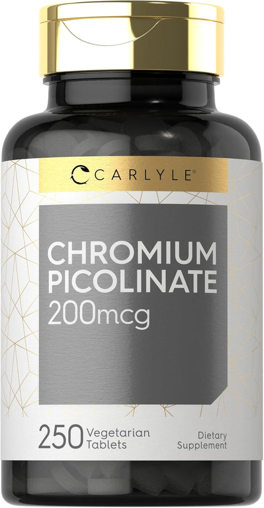carlyle-chromium-picolinate-200mcg-tablets---250-count---vegetarian-non-gmo-gluten-free-supplement-1