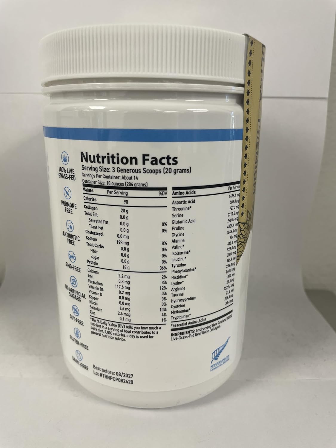 grass-fed-beef-bone-collagen-peptides-powder-from-new-zealand---pure-formula-unflavored---10-oz-8