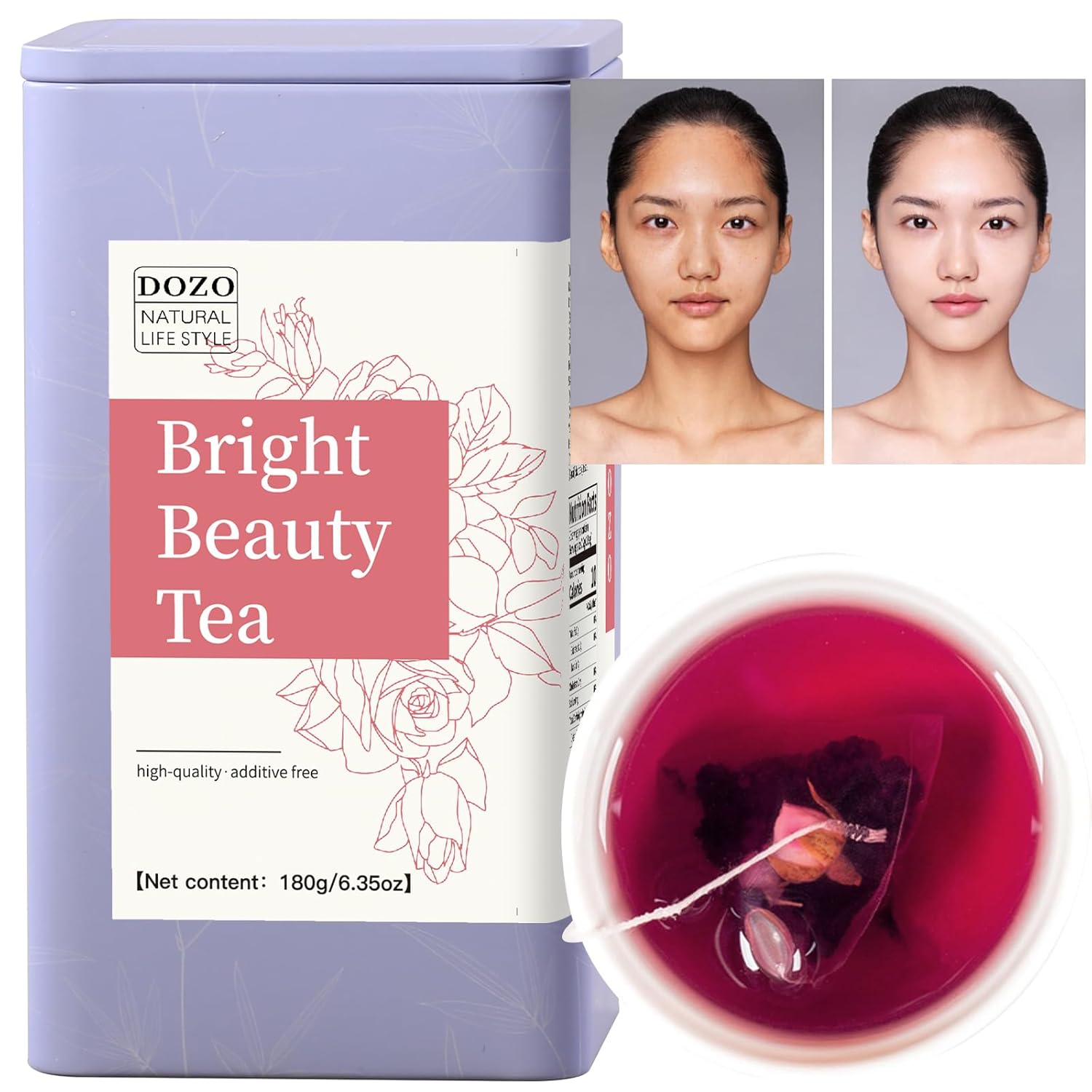dozo-beauty-tea-bags-with-black-mulberries-rose-and-wolfberry---635oz180g-30-bags---herbal-tea-for-glowing-skin-and-health-vegan-friendly-beauty-tea-1