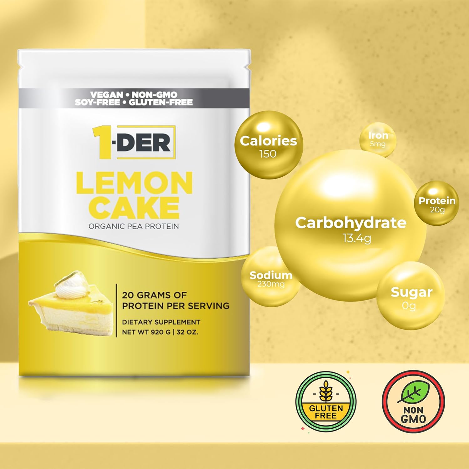 organic-pea-protein-powder---lemon-cake-isolate-supplement-plant-based-muscle-recovery-for-vegetarians-vegans---non-gmo-lactose-soy-gluten-free---23-servings-6