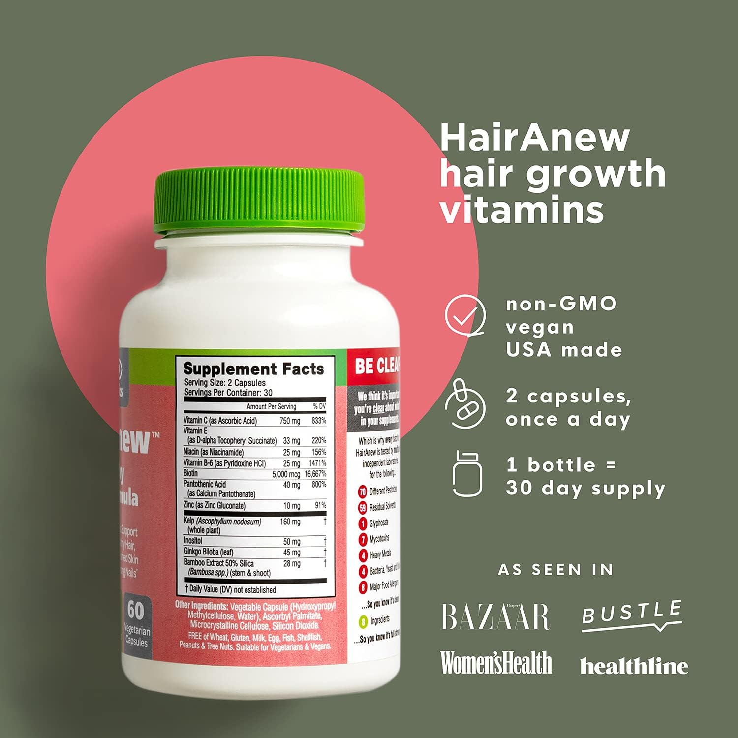 hairanew-hair-growth-vitamins-for-women-men---thicker-stronger-hair-11-hair-vitamins-5000mcg-biotin-vegan-independently-tested-60-capsules-2