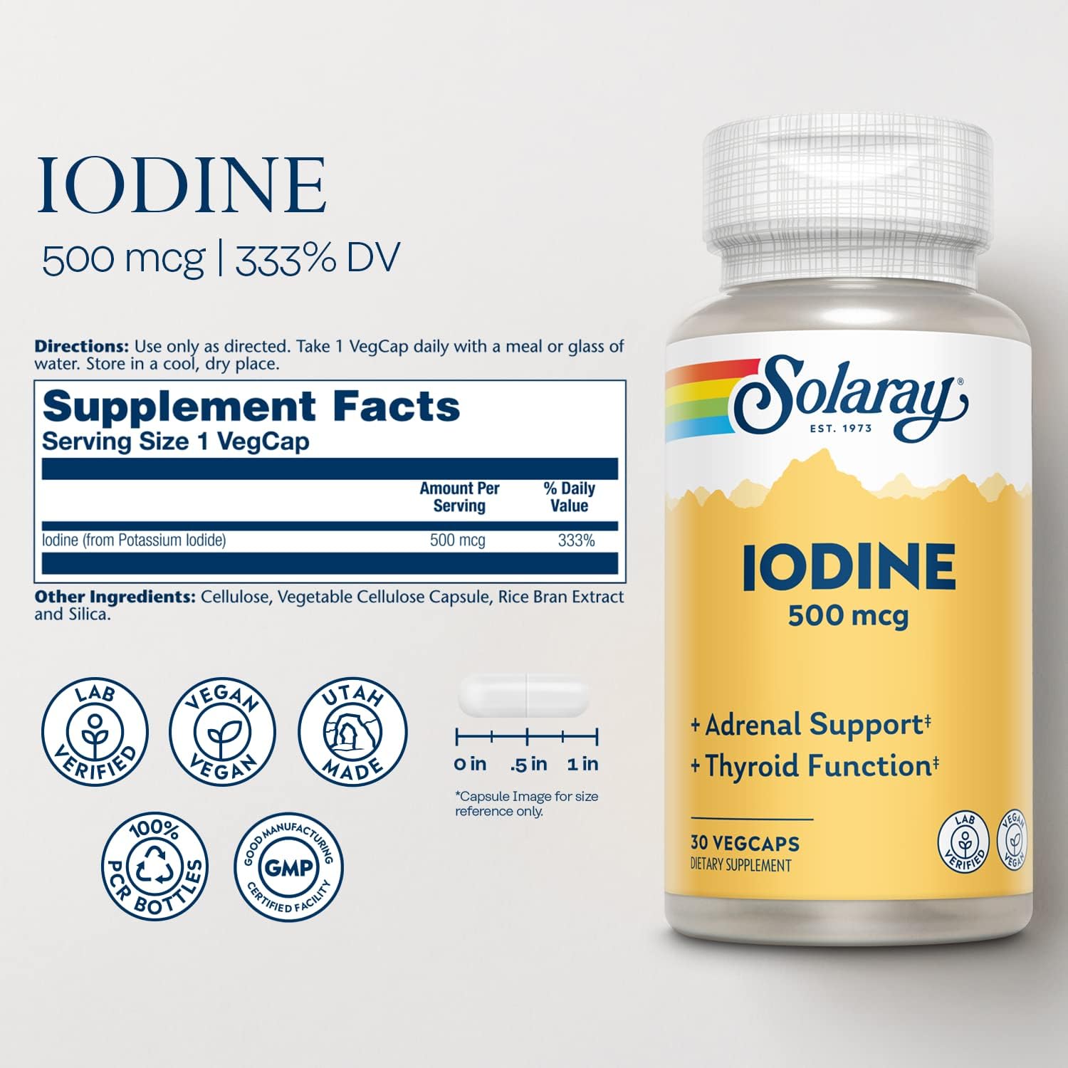 solaray-iodine-500-mcg-supplement-for-adrenal-thyroid-support---vegan-potassium-iodide-30-servings-30-vegcaps---boost-energy-metabolism-with-60-day-money-back-guarantee-3