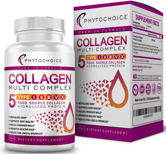 premium-multi-collagen-pills-for-skin-hair-joints---pure-hydrolyzed-protein-peptides-supplement-with-types-i-ii-iii-v-x---anti-aging-formula-for-men-and-women---90-capsules-1