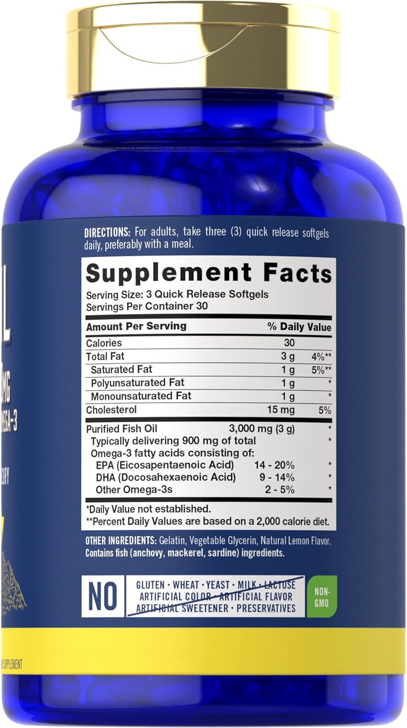 carlyle-fish-oil-softgels-3000mg---lemon-flavor-900mg-omega-3-non-gmo-gluten-free---90-count-2