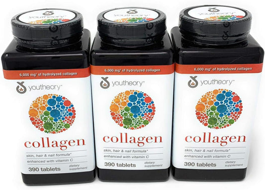 youtheory-collagen-advanced-formula-tablets---3-pack-of-390-ct-each-total-of-1170-tablets---anti-aging-supplement-for-skin-hair-and-joints-1