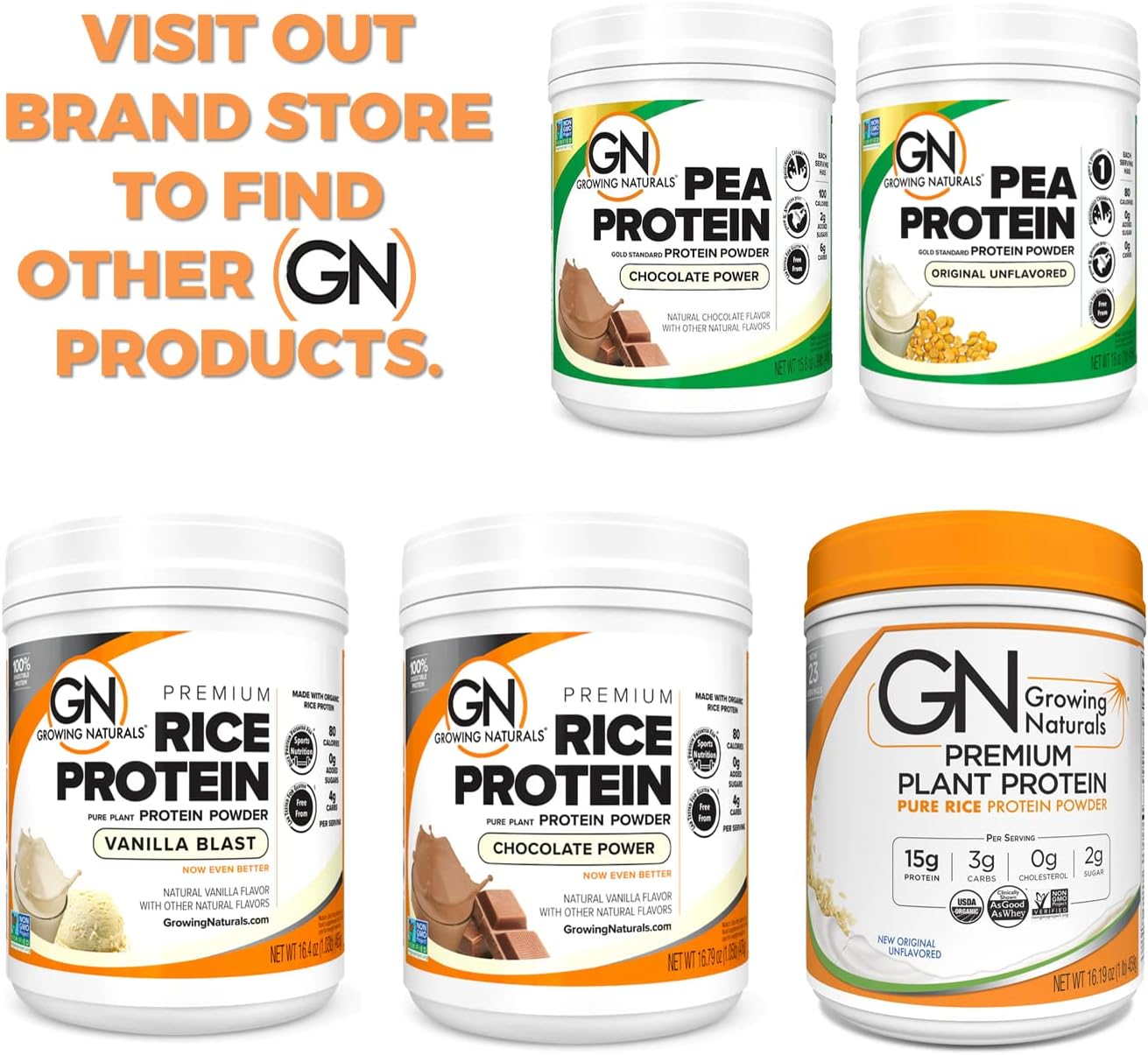 organic-vanilla-blast-rice-protein-powder---15g-plant-protein-28g-bcaa---low-carb-low-sugar-non-gmo---2lb-pack-7