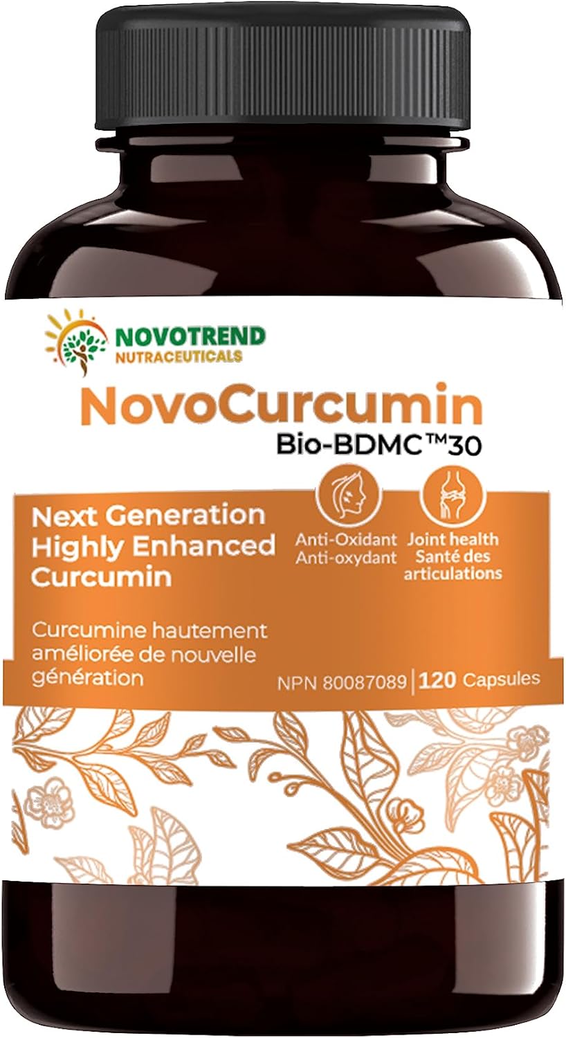 Enhanced BIOBDMC NovoCurcumin Supplement - Advanced Curcumin Formula with 120 Capsules - Espot.com.au