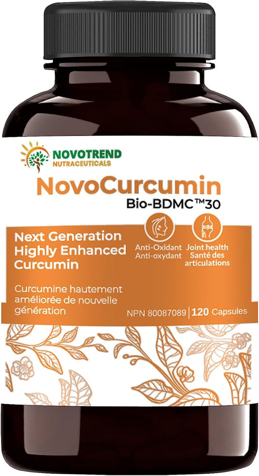 Enhanced BIOBDMC NovoCurcumin Supplement - Advanced Curcumin Formula with 120 Capsules - Espot.com.au