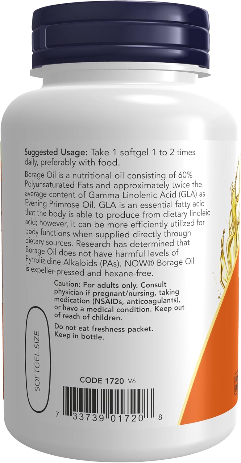 now-borage-oil-softgels-1000mg---pack-of-2-60-count---cold-pressed-non-gmo-hexane-free---omega-6-fatty-acids-supplement-by-now-foods-2