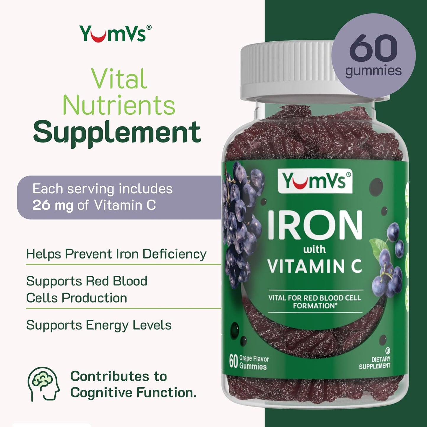 grape-flavor-iron-gummies-with-vitamin-c---10-mg-chewable-blood-builder-supplement---kosher-gluten-free---60-count-pack-3