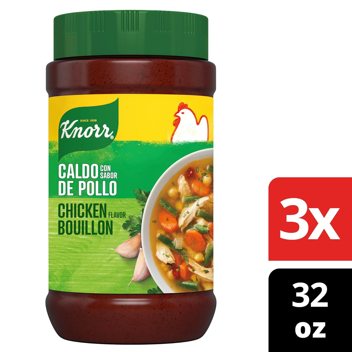3-pack-of-knorr-granulated-chicken-flavor-bouillon---ideal-for-sauces-gravies-and-soups---fat-and-cholesterol-free---2-lb-pack-size-2