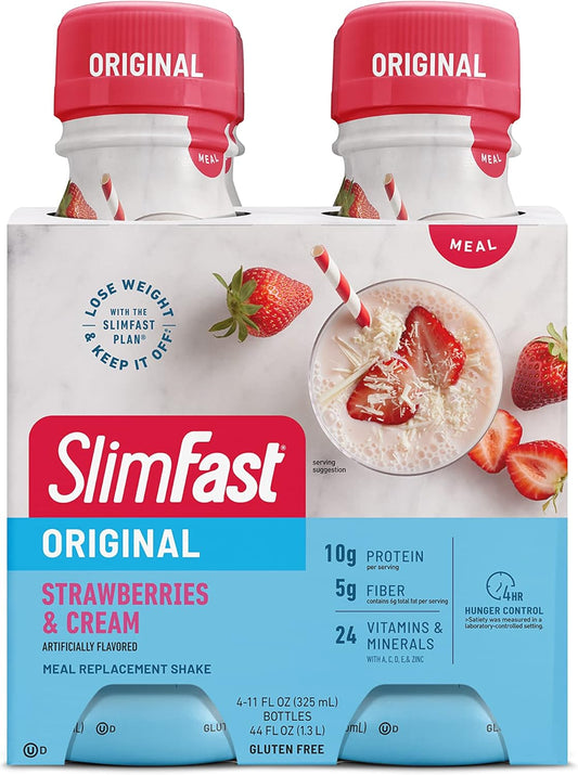slimfast-original-strawberries-cream-meal-replacement-shake---4-pack-10g-protein-11-fl-oz-bottle---ready-to-drink-for-weight-loss-1