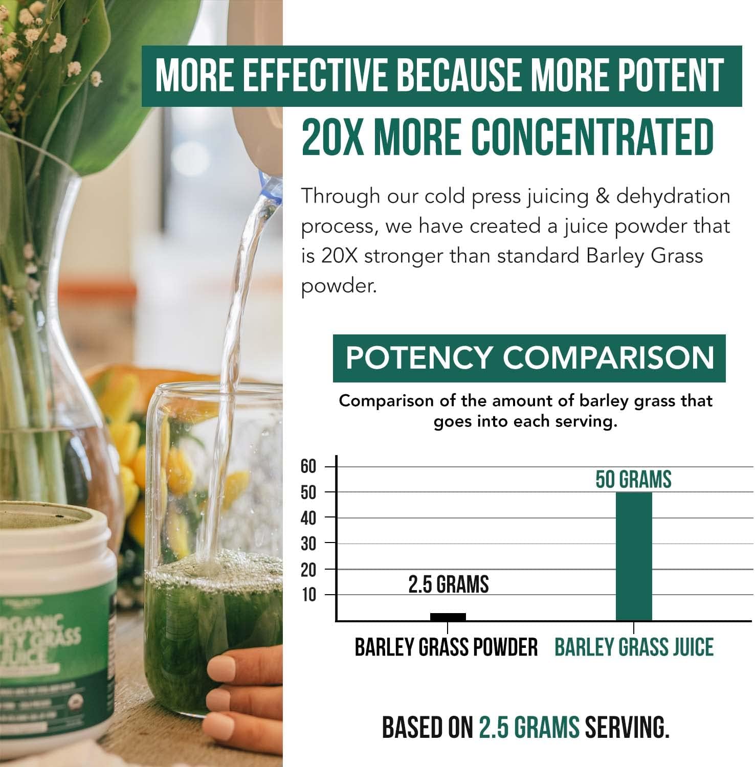organic-barley-grass-juice-powder---grown-in-utah-volcanic-soil---raw-bioactive---co2-dried---gluten-free-gmo-free-vegan---53-oz---wheatgrass-juice-powder-alternative-5
