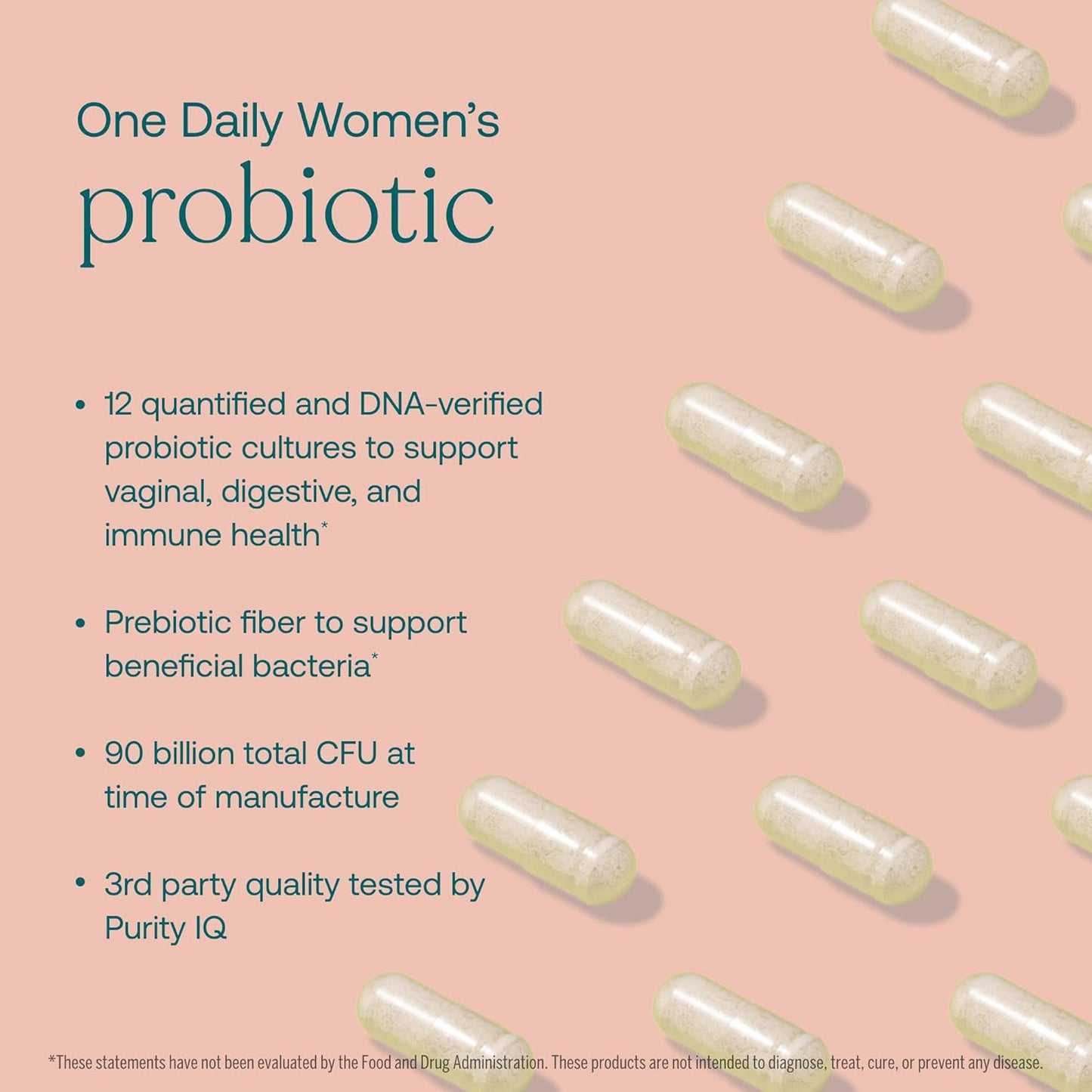 Organic Women's Probiotic with 90 Billion CFU - 60 Vegetarian Capsules for Digestive, Vaginal & Immune Health - Gluten, Dairy & Soy Free - 60 Servings - Espot.com.au