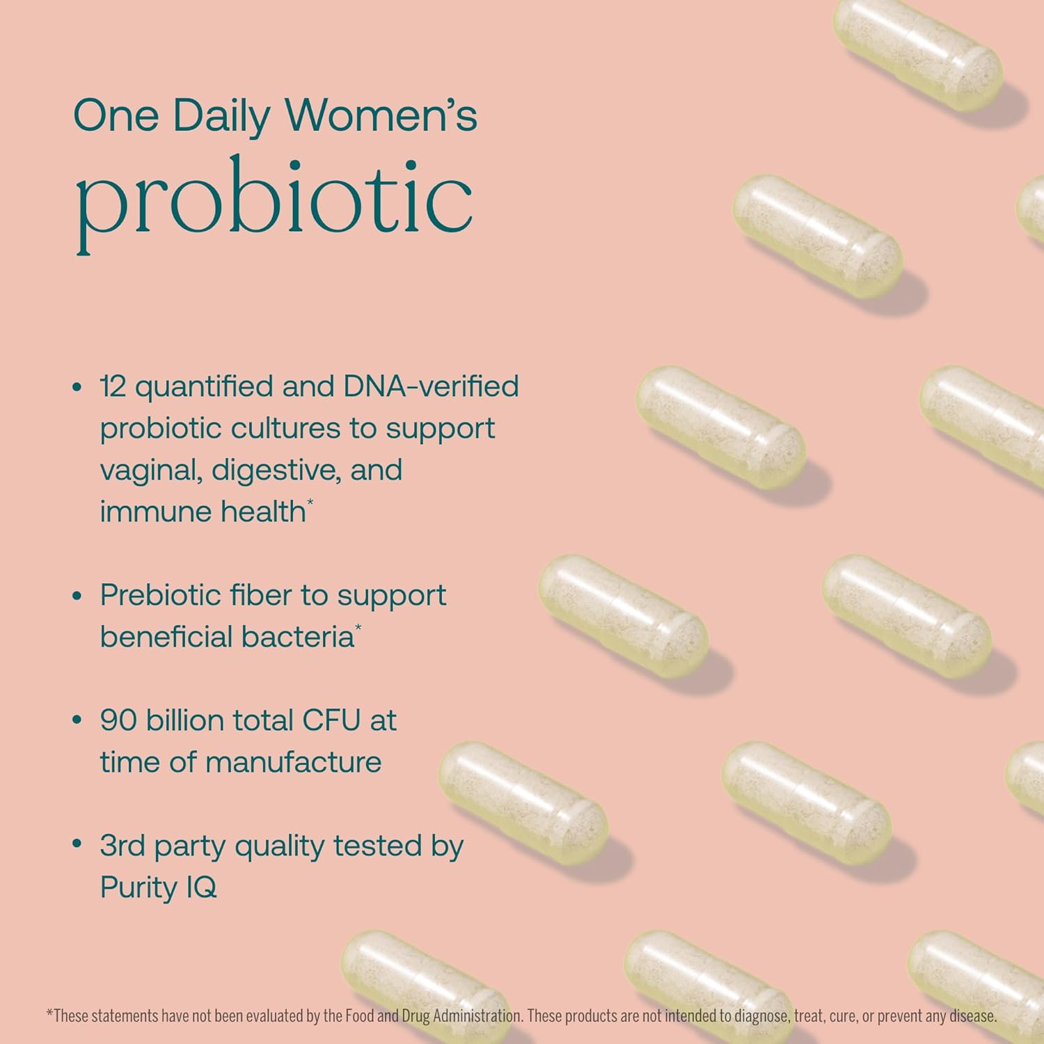 Organic Women's Probiotic with 90 Billion CFU - 60 Vegetarian Capsules for Digestive, Vaginal & Immune Health - Gluten, Dairy & Soy Free - 60 Servings - Espot.com.au