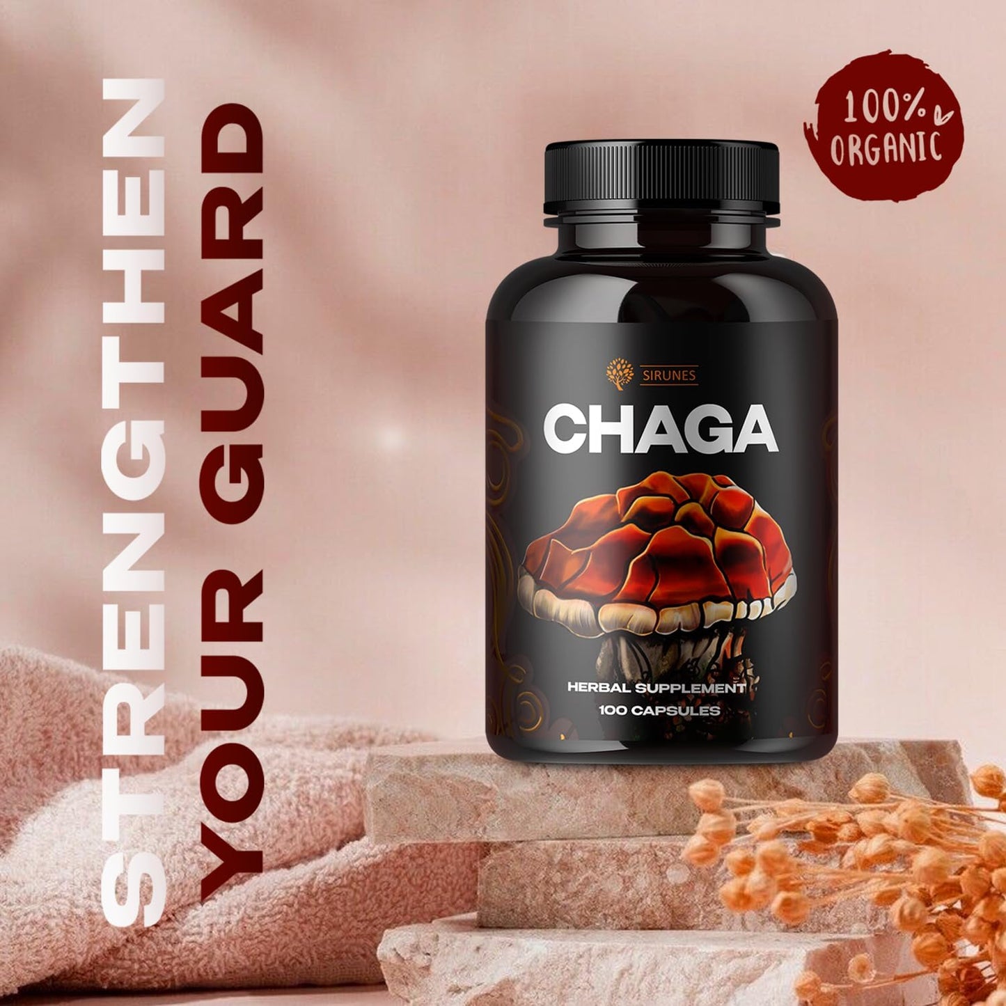 organic-chaga-mushroom-capsules---100-count-1000mg-immune-support-energy-boost-supplement-with-chaga-mushroom-powder---antioxidant-formula-7