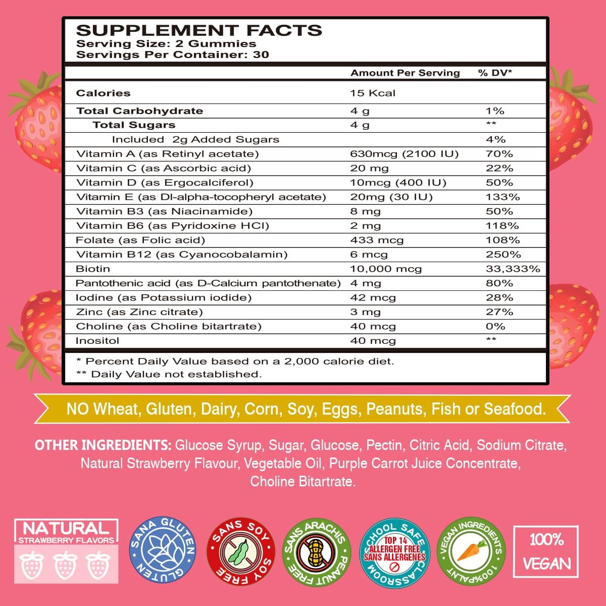 vegan-biotin-gummies-10000mcg-with-vitamin-c-a-d-b-complex-folate-zinc---hair-growth-supplement-for-women-girls---non-gmo-strawberry-flavored---120-count-5
