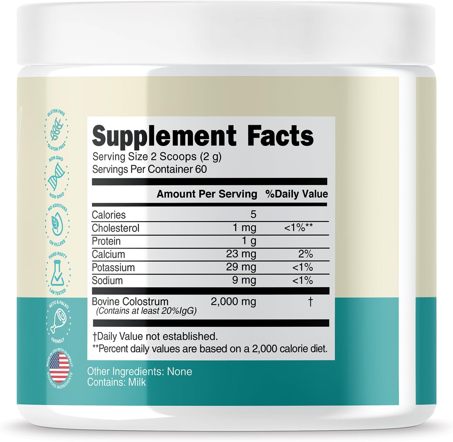 pure-grass-fed-bovine-colostrum-powder-supplement-for-gut-health-immune-support-muscle-recovery-hair-beauty---natural-igg-unflavored-60-servings-6