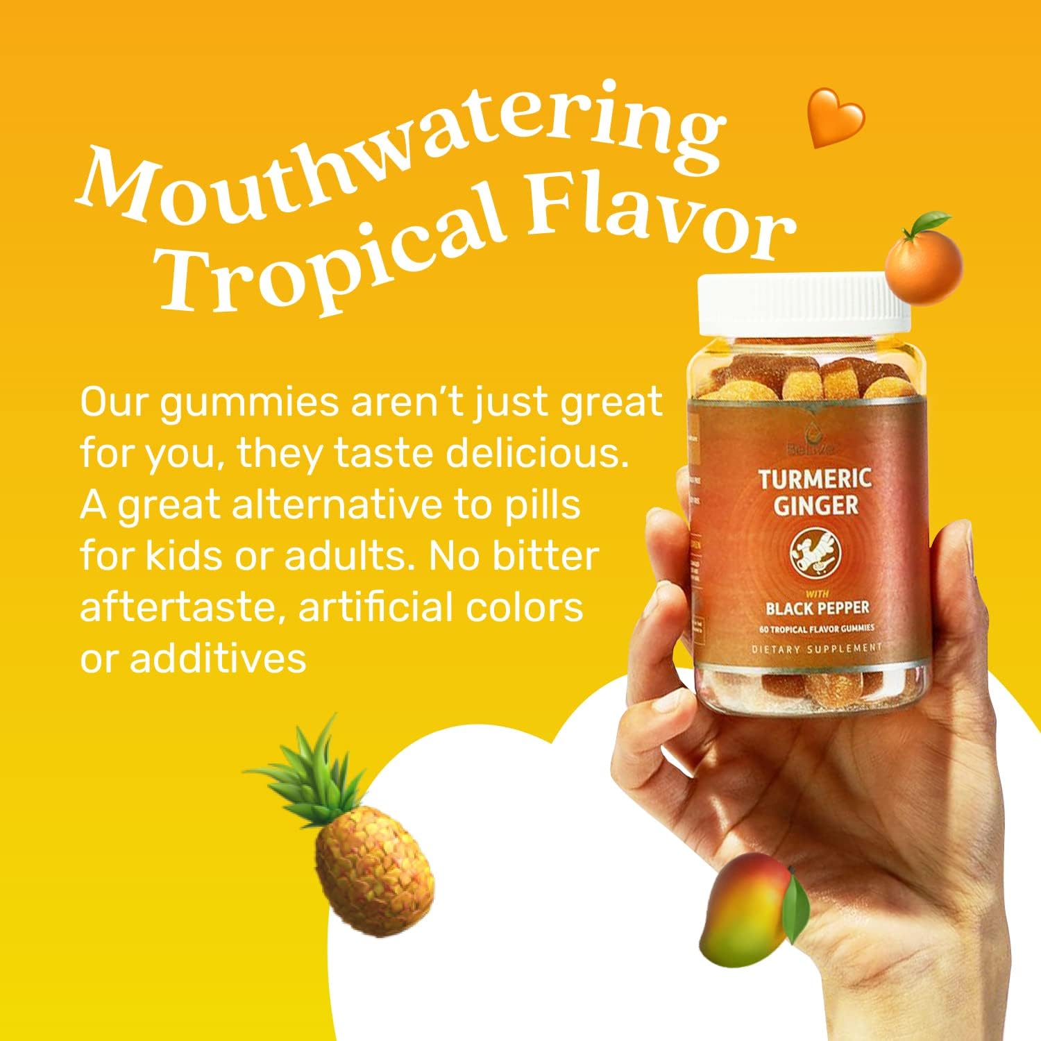 3-pack-belive-turmeric-curcumin-supplement-with-black-pepper-ginger---500mg-for-immune-support-healthy-skin-joint-health---tropical-flavor---boost-overall-health-6