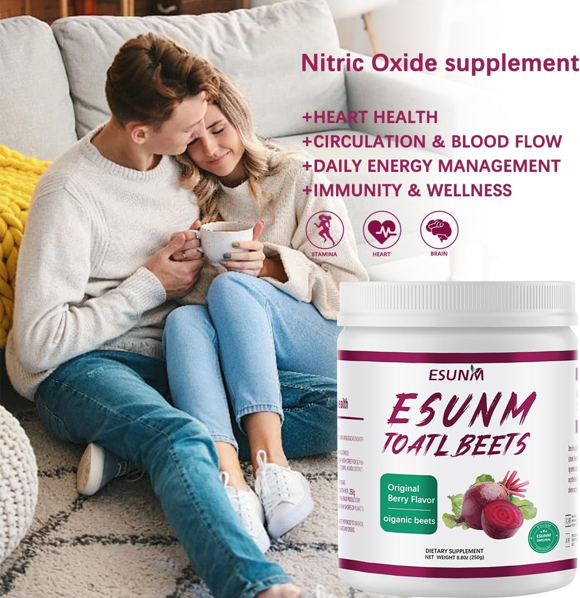 organic-beet-root-powder-for-men---nitric-oxide-supplement-to-support-healthy-blood-pressure-and-circulation---original-berry-flavor---esunm-5