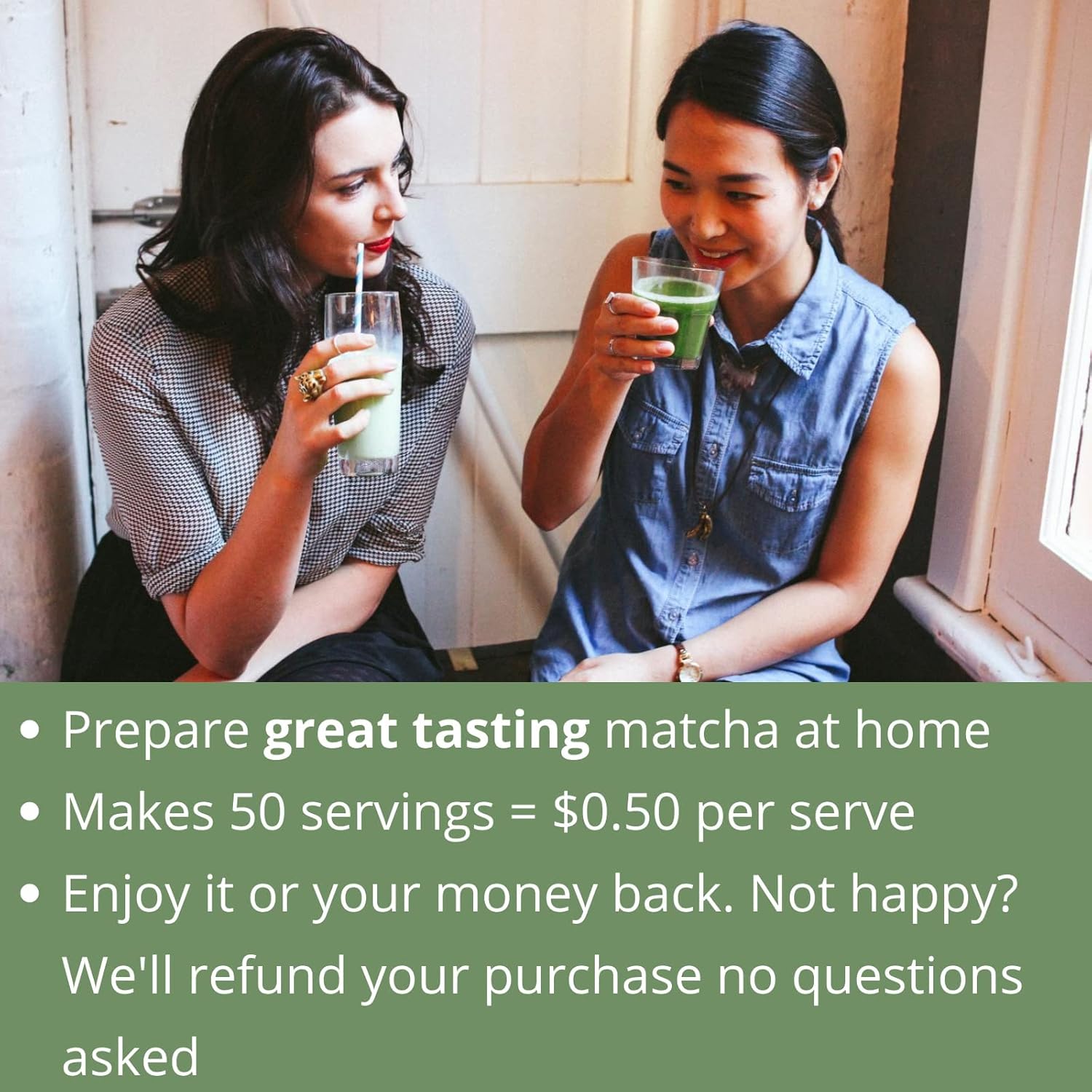 USDA Organic Culinary Grade Matcha Green Tea Powder for Lattes, Smoothies, and Baking - 100g Bag (50 Servings) by Kenko Tea - Espot.com.au