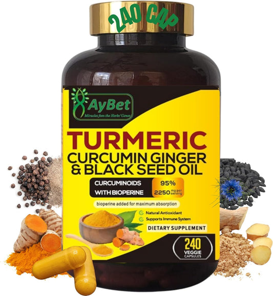 organic-turmeric-curcumin-ginger-black-seed-oil-capsules-2250mg-with-bioperine-240-count---vegan-halal-immune-system-antioxidant-joint-support-1