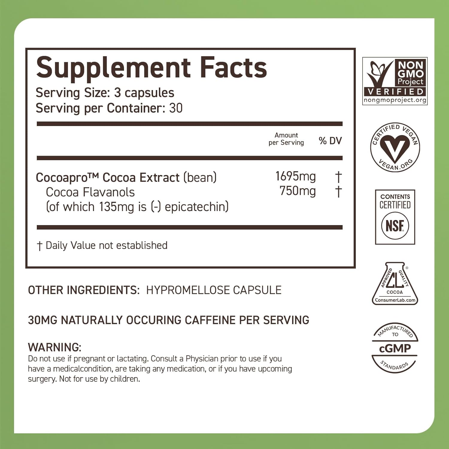 750mg-cocoa-flavanols-memory-brain-supplement---vegan-sugar-free-gluten-free---clinically-proven-memory-brain-booster---30-day-supply-8