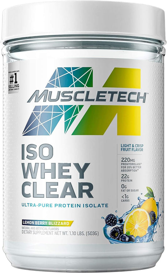 muscletech-clear-whey-protein-isolate-powder-lemon-berry-blizzard---22g-protein-90-calories---for-women-men---11lb-19-servings-1