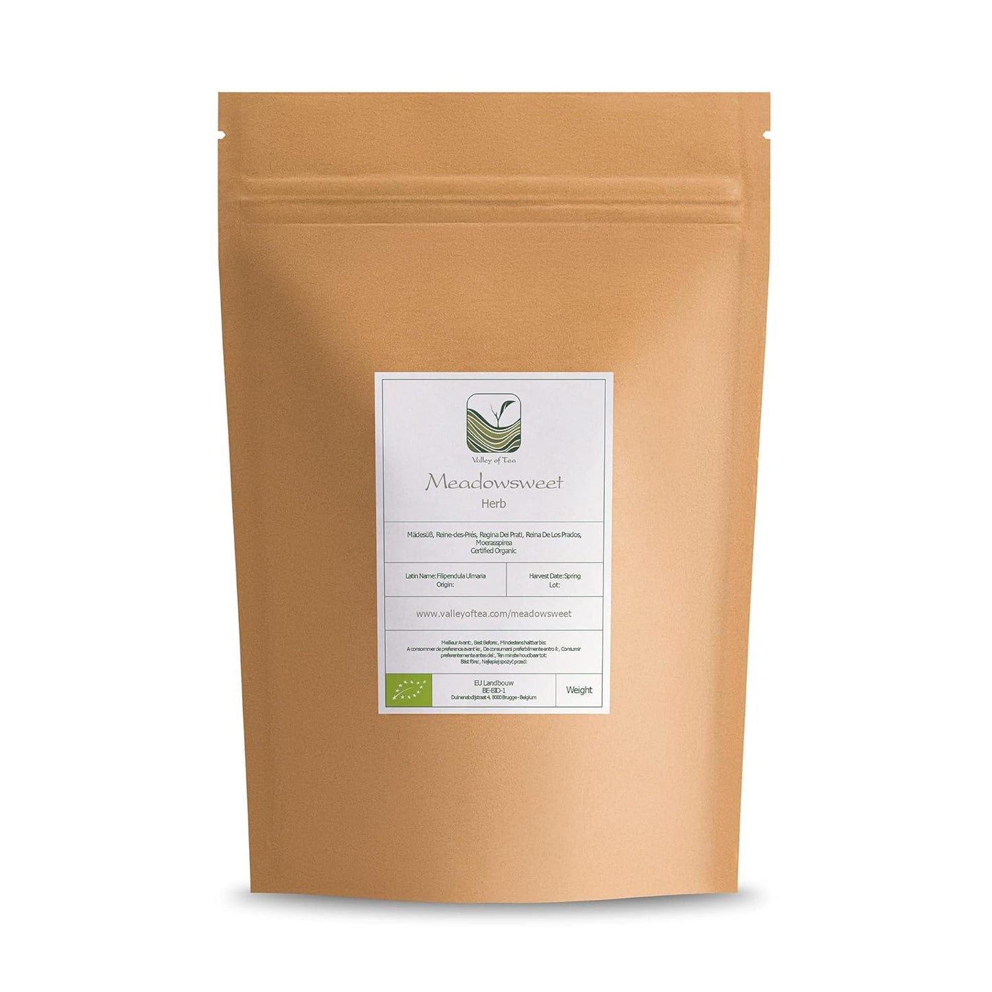 Meadowsweet Herbal Tea from the Valley of Tea - Pure Meadow Sweet Herb Blend - Espot.com.au