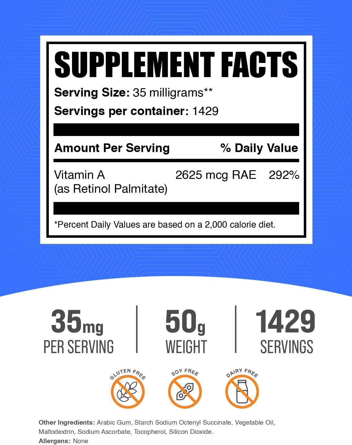 vitamin-a-palmitate-powder---retinol-palmitate-supplement-for-immune-eye-health---gluten-free-35mg-per-serving-50g-18-oz---bulk-size-2