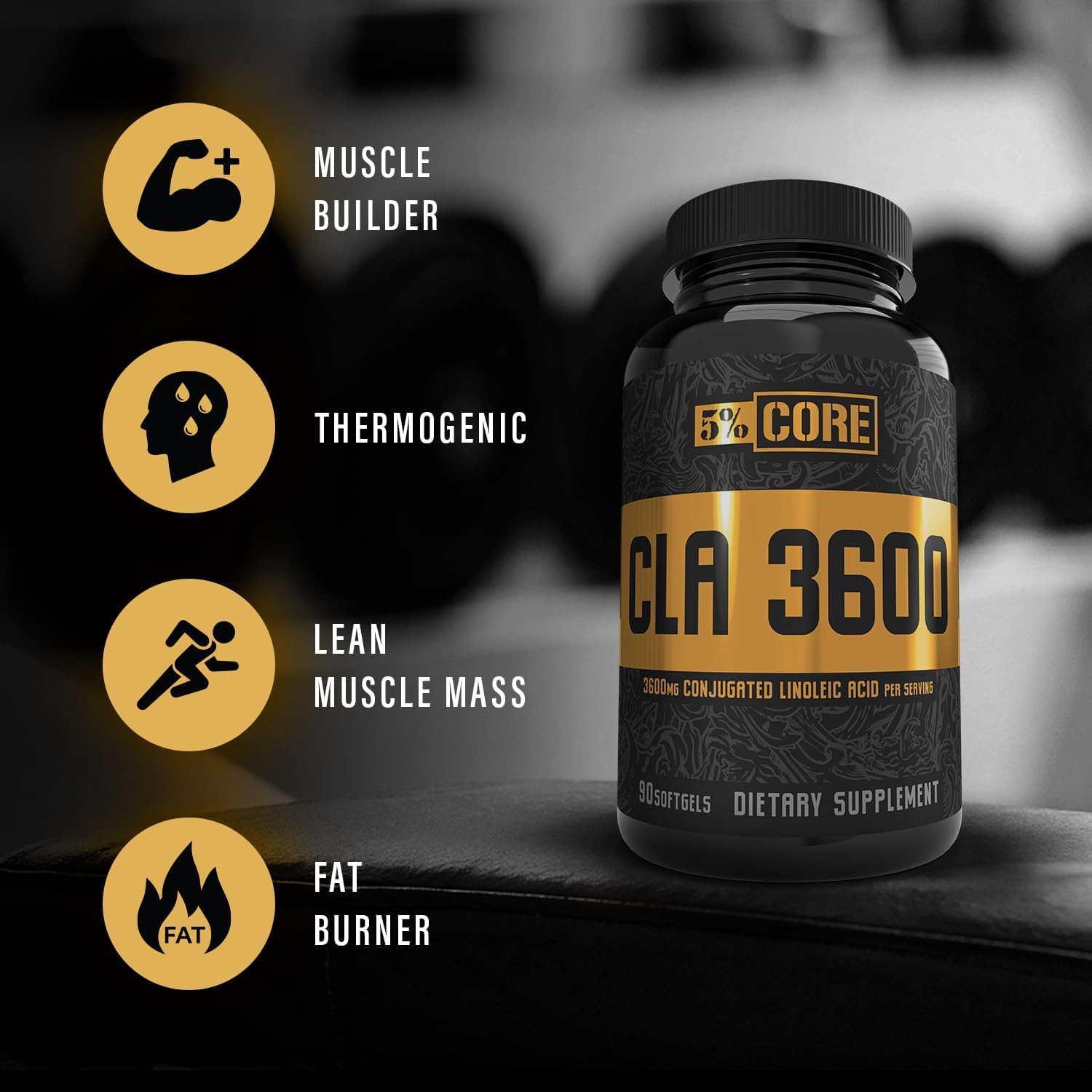 core-cla-supplement---5-nutrition-for-weight-loss-metabolism-muscle-preservation-3600mg-conjugated-linoleic-acid-from-safflower-oil---30-servings-5