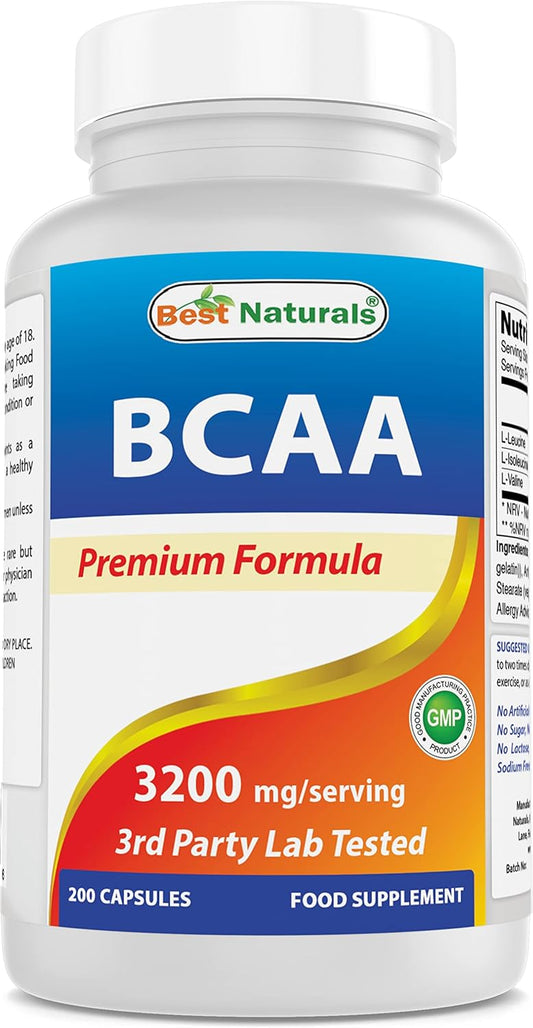 premium-100-pure-bcaa-branch-chain-amino-acid-capsules---3200mg-per-serving---pharmaceutical-grade-formula-for-muscle-growth---prepost-workout-supplement-1