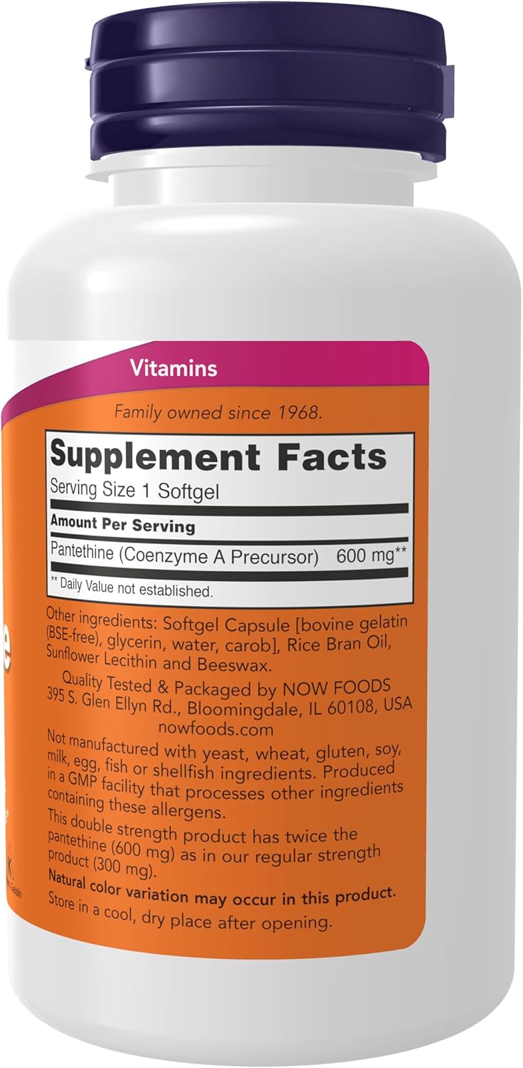 now-foods-pantethine-softgels---600mg-60-count-pack-of-2---support-healthy-cholesterol-levels---dietary-supplement-2