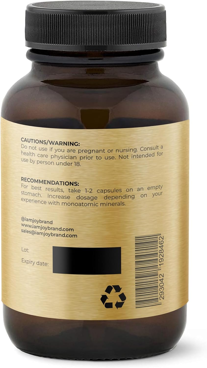 ormus-shilajit-lions-mane-capsules-with-monoatomic-24k-gold---boost-brain-power-with-unique-blend-for-energy-memory-focus---60-vegan-capsules-in-eco-friendly-glass-bottle-by-i-am-joy-co-7