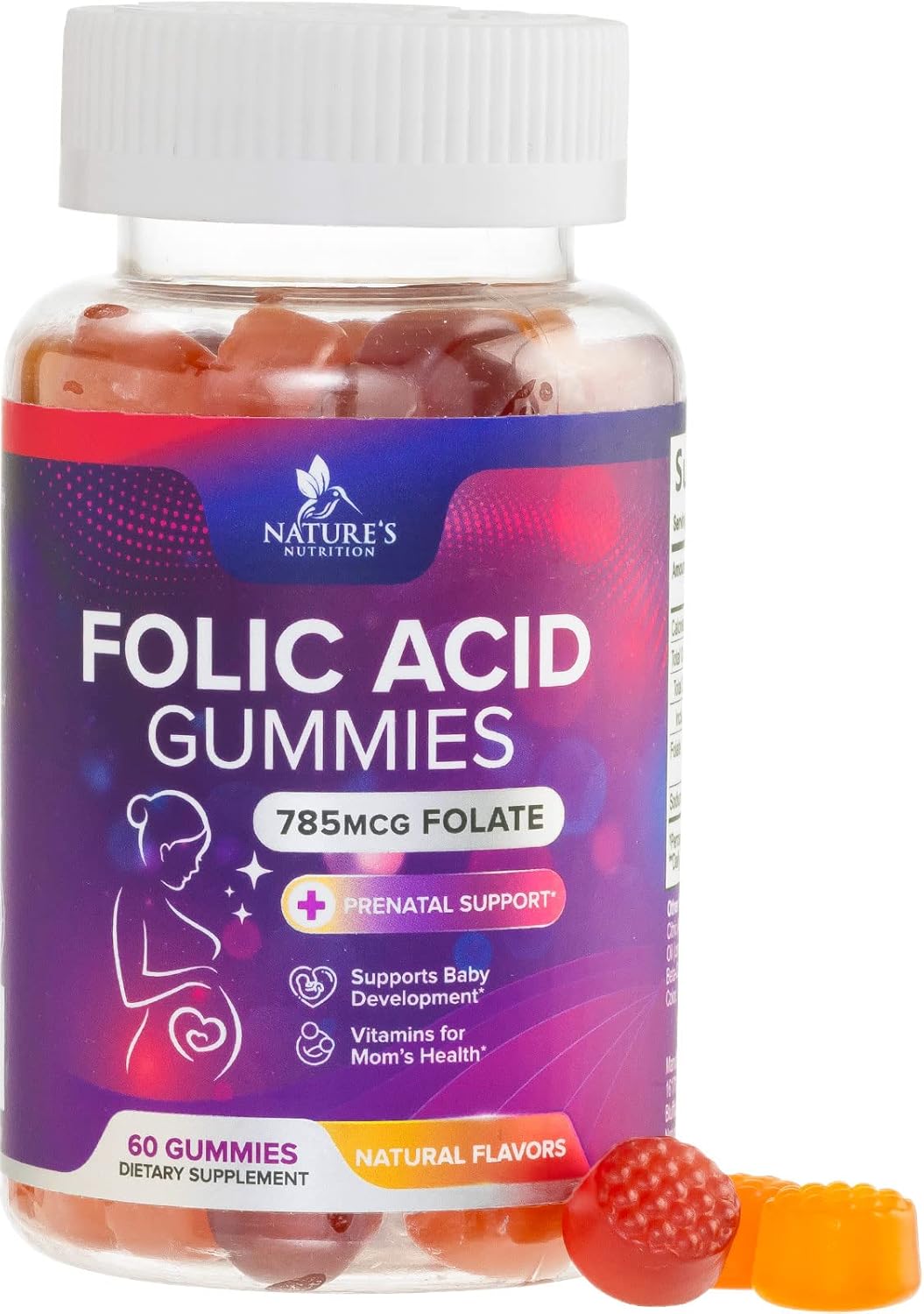 vegan-folic-acid-gummies-for-women-785mcg---prenatal-vitamins-for-mom-baby---vitamin-b9-chewable-folate-supplement---60-gummies-1
