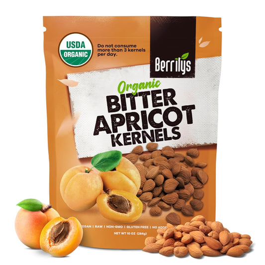 usda-certified-organic-bitter-apricot-kernels---premium-quality-natural-non-gmo-seeds---no-sulfur-or-additives---10-oz-1
