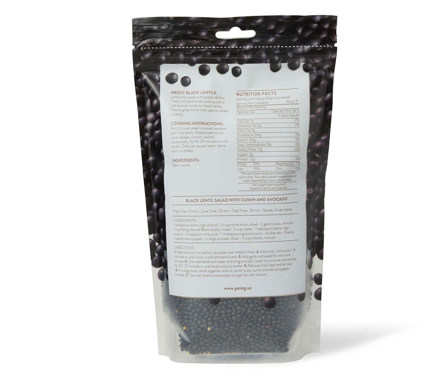 pereg-whole-black-lentils---16-oz---beluga-lentils---black-masoor-daal---great-for-stews-curries-tacos-soups---non-gmo-kosher-vegan---high-quality-lentils-2