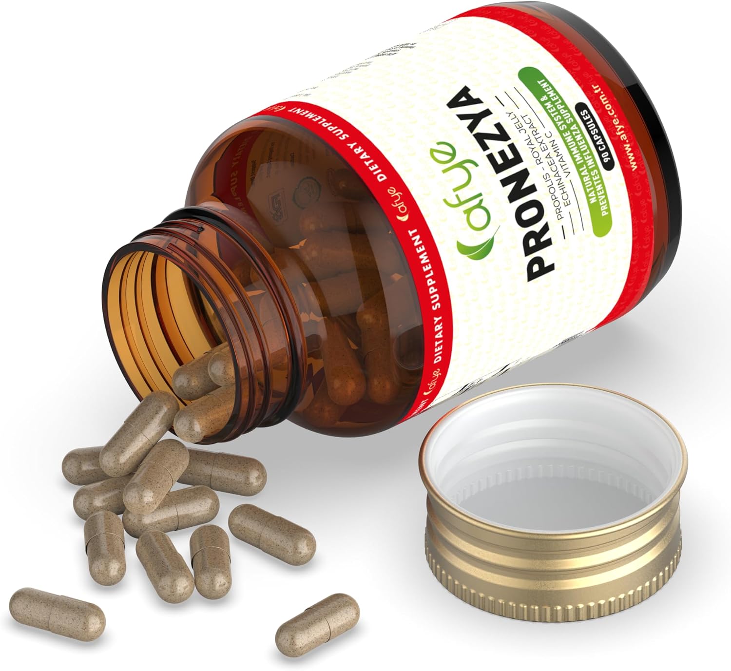 pronezya-immune-system-support-supplement---natural-propolis-royal-jelly-echinacea-vitamin-c---plant-based-health-booster-90-capsules-2