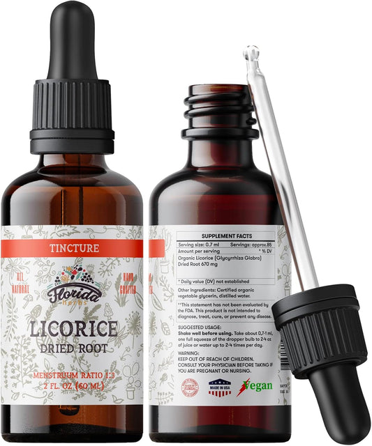 organic-licorice-tincture---2-oz-herbal-supplement-with-dried-root-extract-in-cold-pressed-glycerin---non-gmo-florida-herbs-1