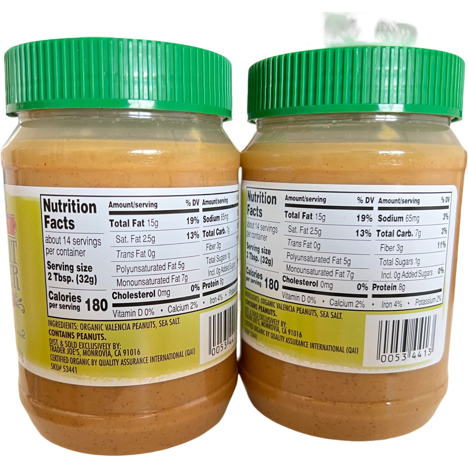 organic-creamy-salted-valencia-peanut-butter-from-trader-joes---2-pack-of-1-lb-jars-2