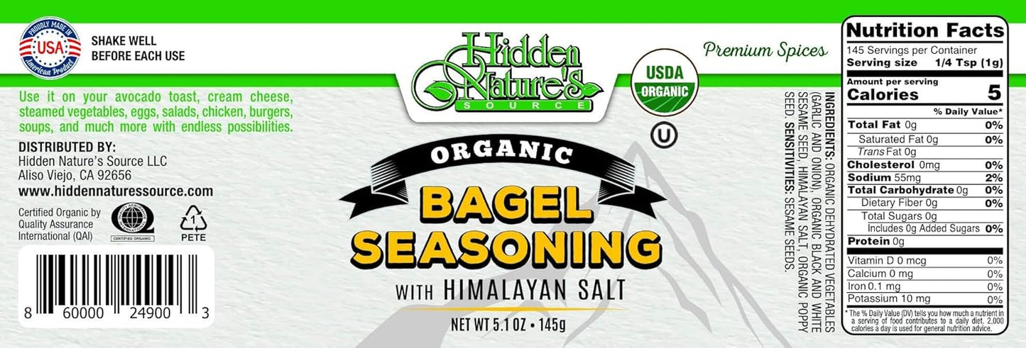 organic-everything-bagel-seasoning-blend-with-himalayan-sea-salt-sesame-poppy-seeds-garlic-onion---kosher-toppings-spices-51oz-9