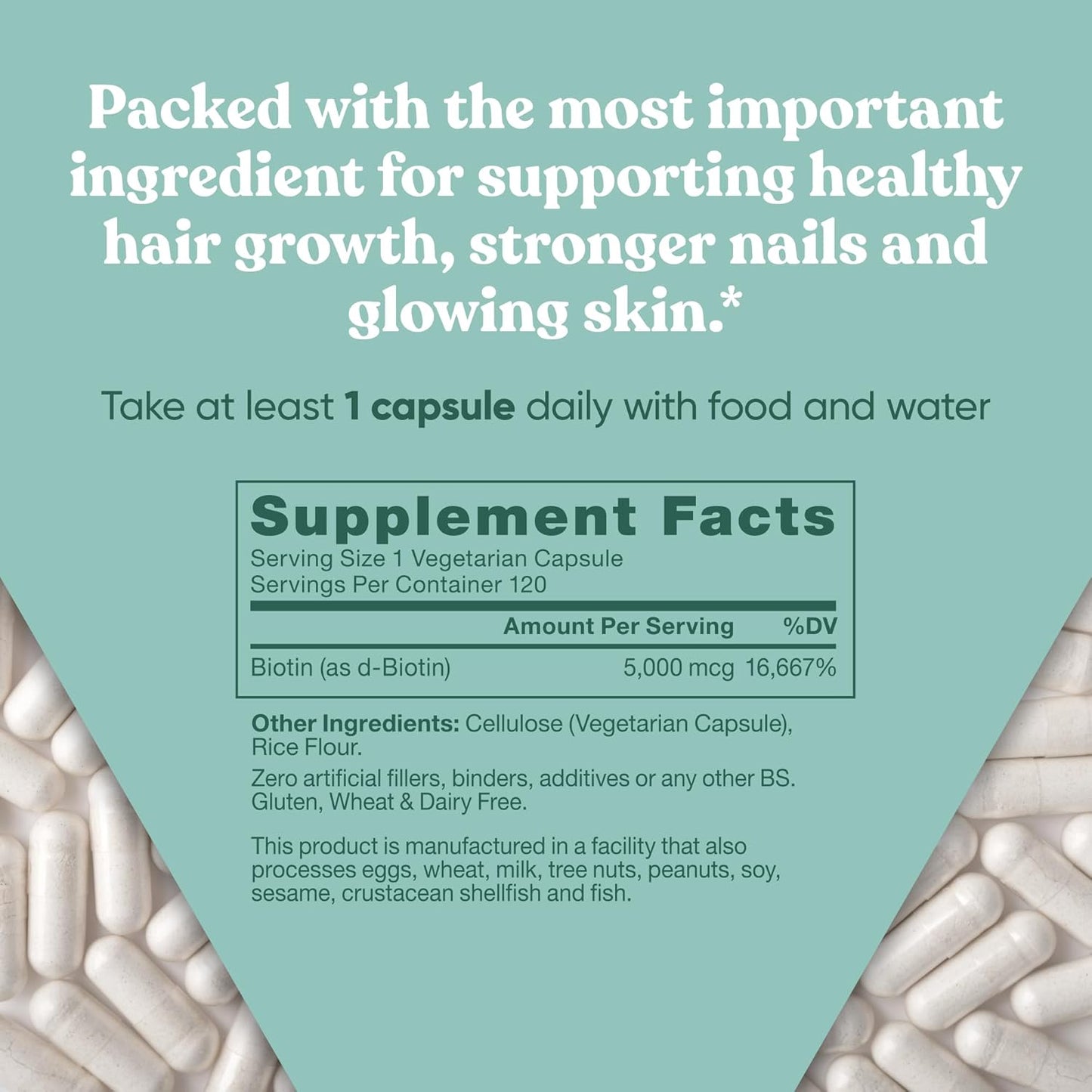 high-potency-biotin-5000-mcg-supplement-for-hair-skin-nails---support-healthy-hair-growth-strong-nails-glowing-skin---120-vegan-capsules-5