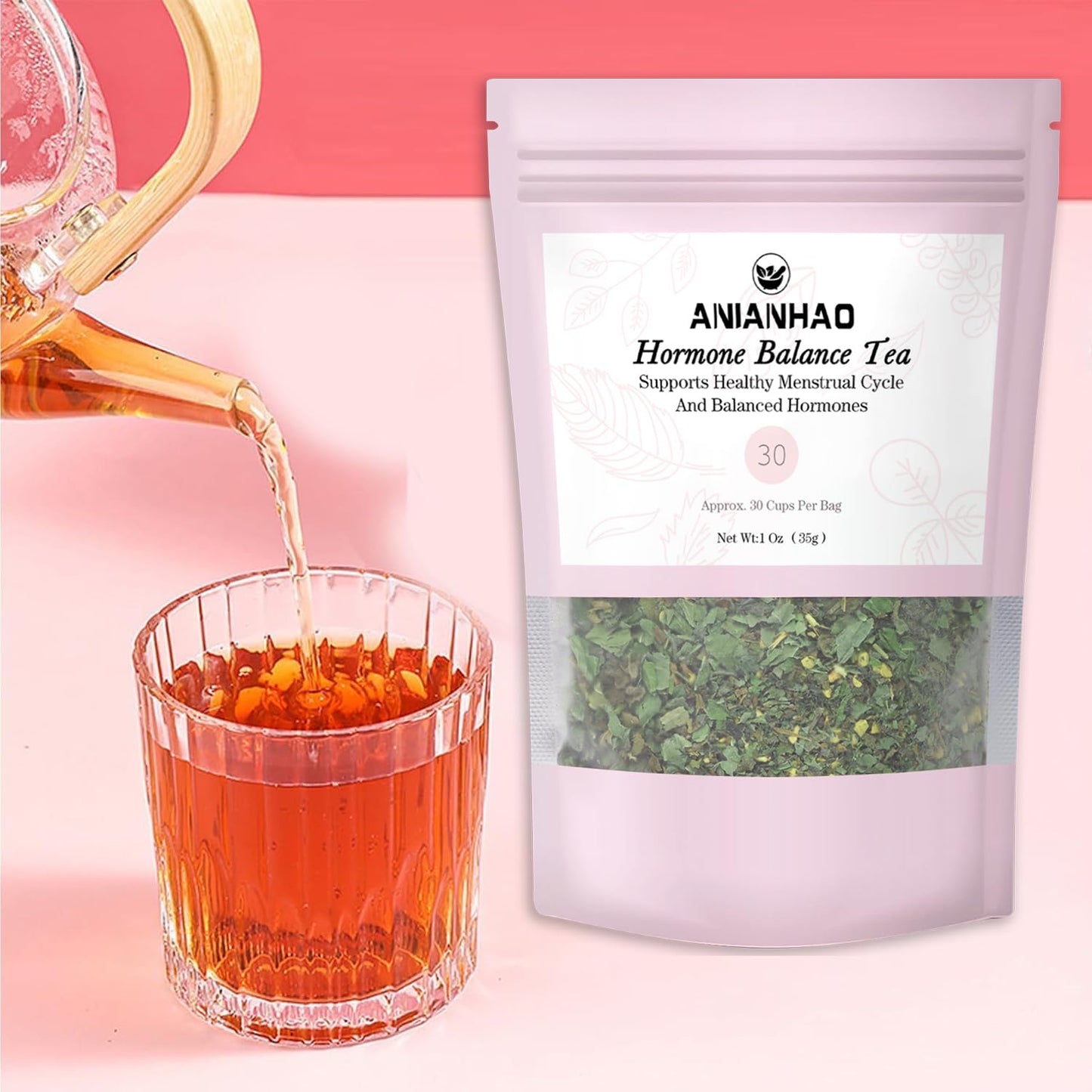 hormone-balance-tea-herbal-blend-for-natural-menstrual-cycle-support---spearmint-flavor-loose-leaves---anianhao-herbal-tea-3