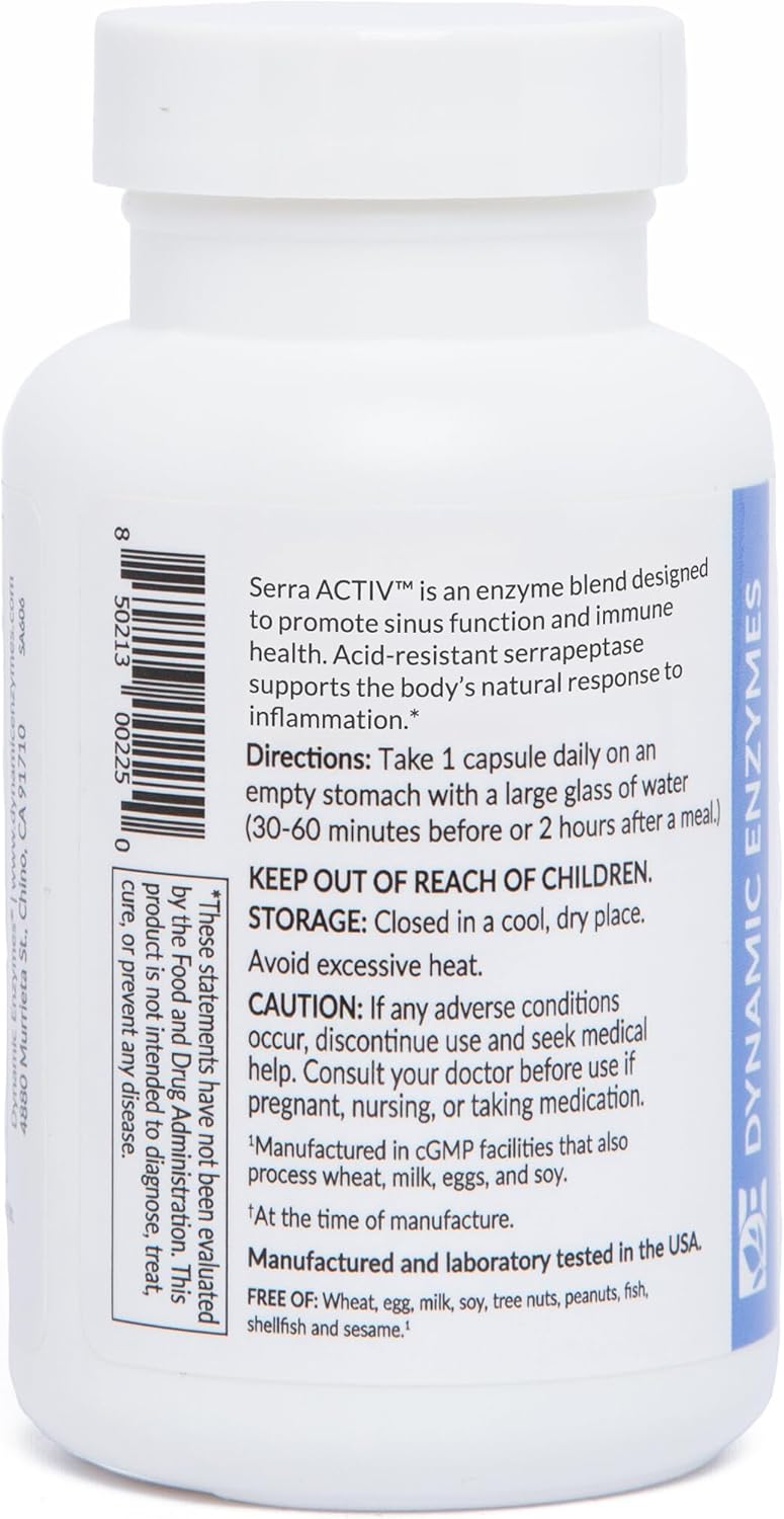 serra-activ-enzymes---60-vegan-capsules-for-sinus-cardiovascular-health---acid-resistant-serrapeptase---120000-spu---immune-systemic-support-3