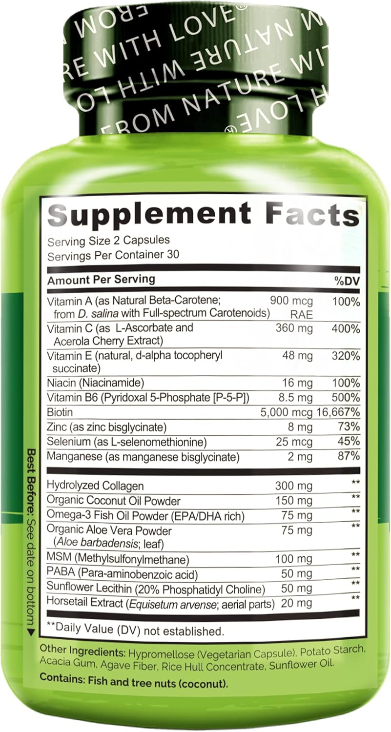 hair-skin-and-nails-supplement-with-biotin-collagen-and-vitamin-e---promotes-healthy-hair-growth-and-skin---60-capsules-3