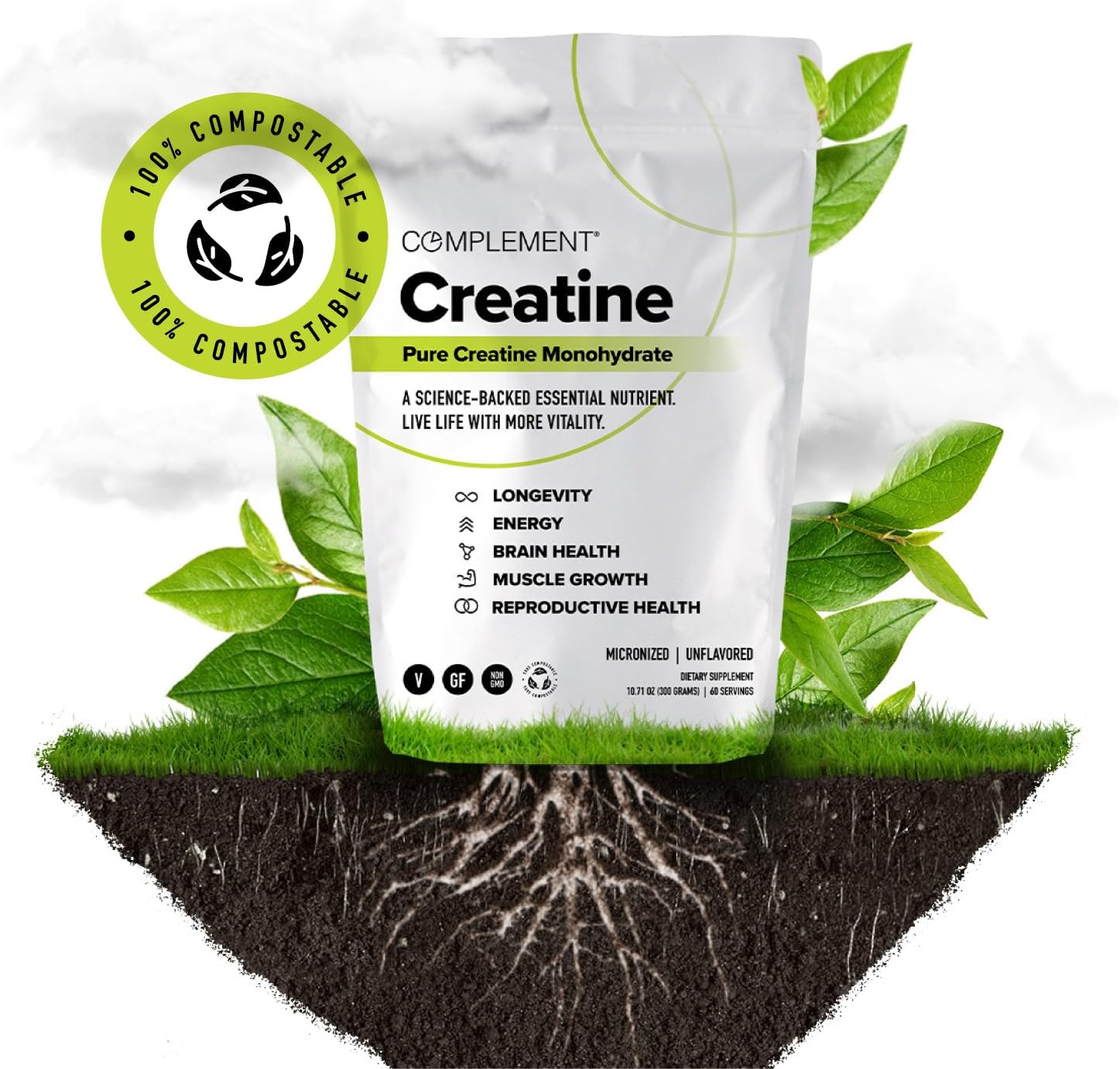 Bundle of Chocolate Protein Powder and Creatine Supplement - 30 Servings Protein + 60 Servings Creatine - Espot.com.au